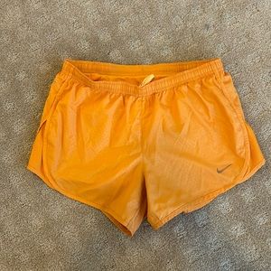 Nike Dri-Fit, xs, orange running shorts.
